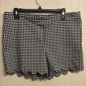 Zac & Rachel Black and White High Waist Shorts